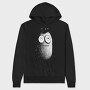 Halloween Fuzzy Monster, Hanorac Oversize Barbati (Unisex)