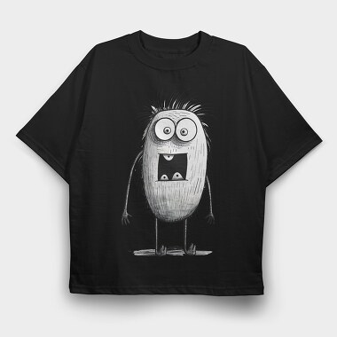 Halloween Monster Sublimation, Tricou Oversize Barbati (Unisex)