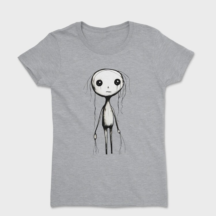 Halloween Skeleton Girl, Tricou Femei