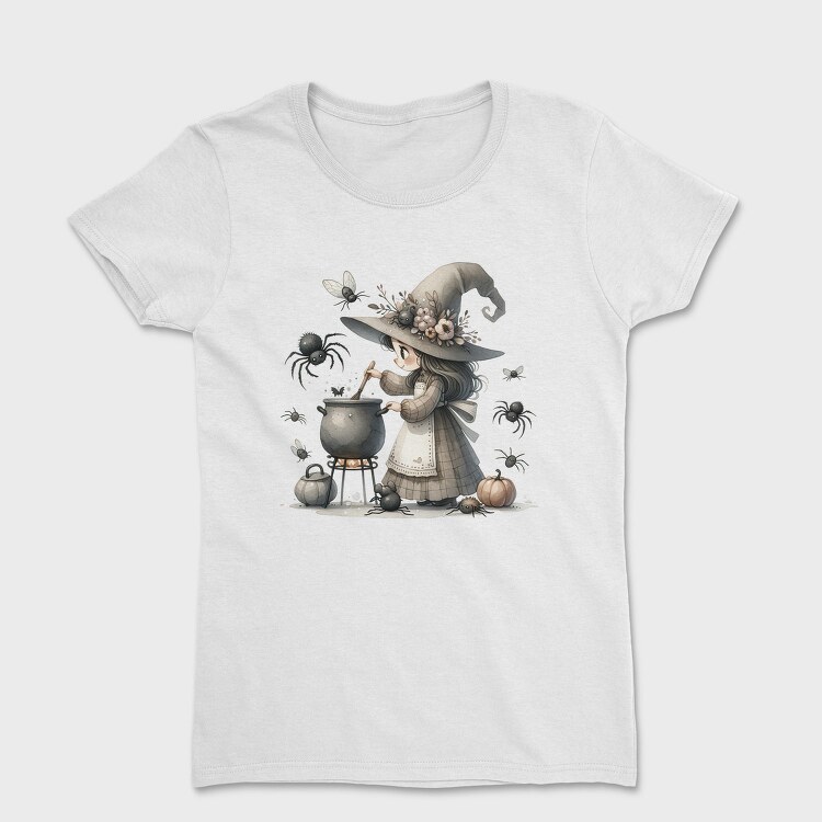 Halloween Witch Cauldron, Tricou Femei