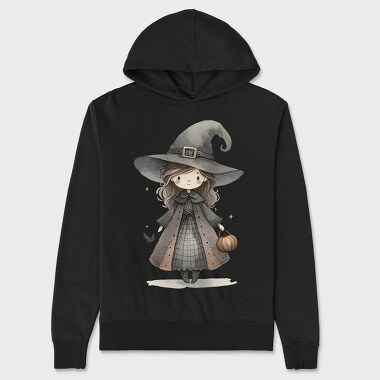 Halloween Witch Hat, Hanorac Oversize Barbati (Unisex)
