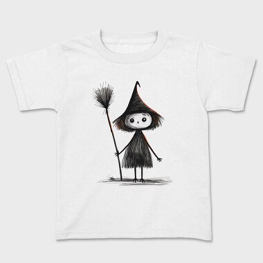 Halloween Witch Sublimation, Tricou Copii