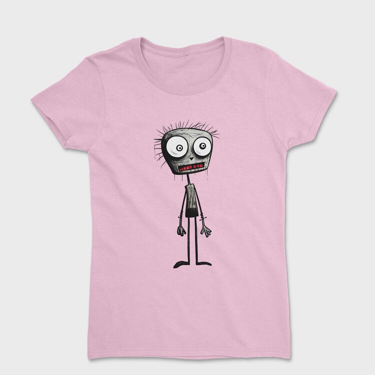 Halloween Zombie Face, Tricou Femei