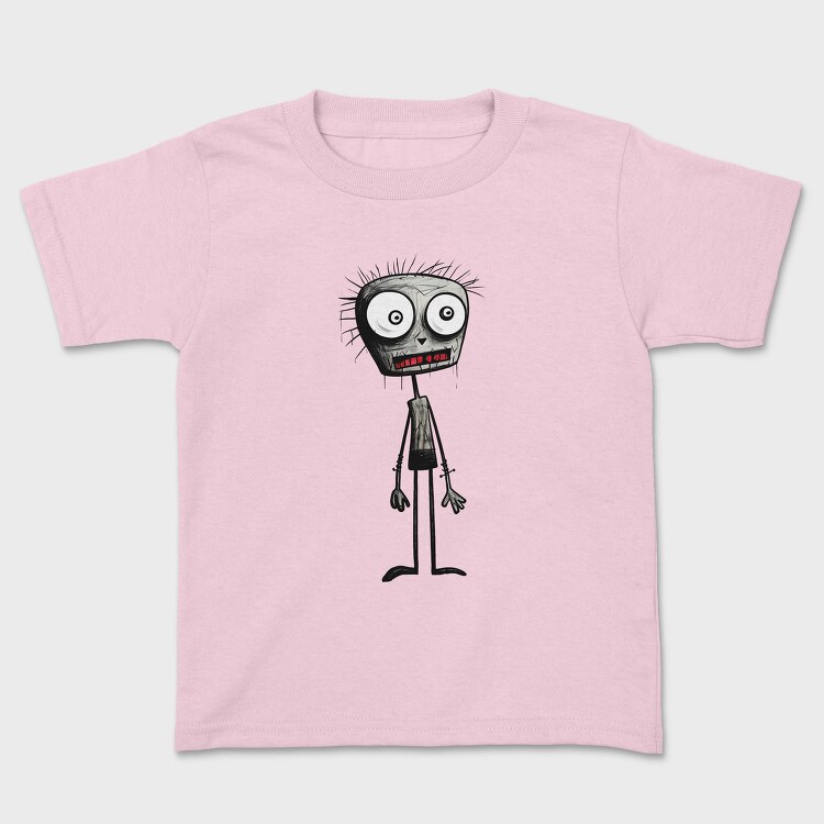 Halloween Zombie Face, Tricou Copii