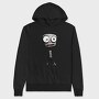Halloween Zombie Face, Hanorac Oversize Barbati (Unisex)