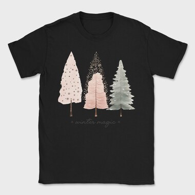 Handdrawn Christmas Tree, Tricou Barbati (Unisex)