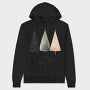 Handdrawn Hygge Trees, Hanorac Oversize Barbati (Unisex)