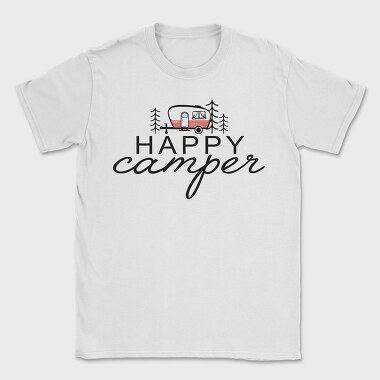Happy Camper Camping, Tricou Barbati (Unisex)