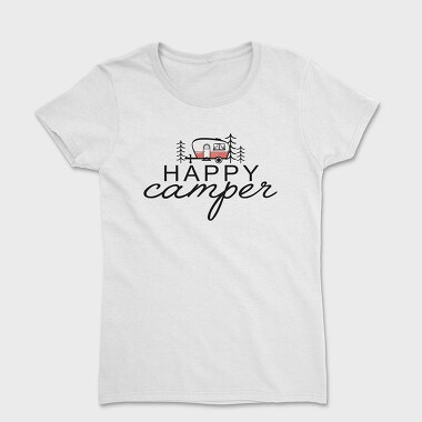 Happy Camper Camping, Tricou Femei