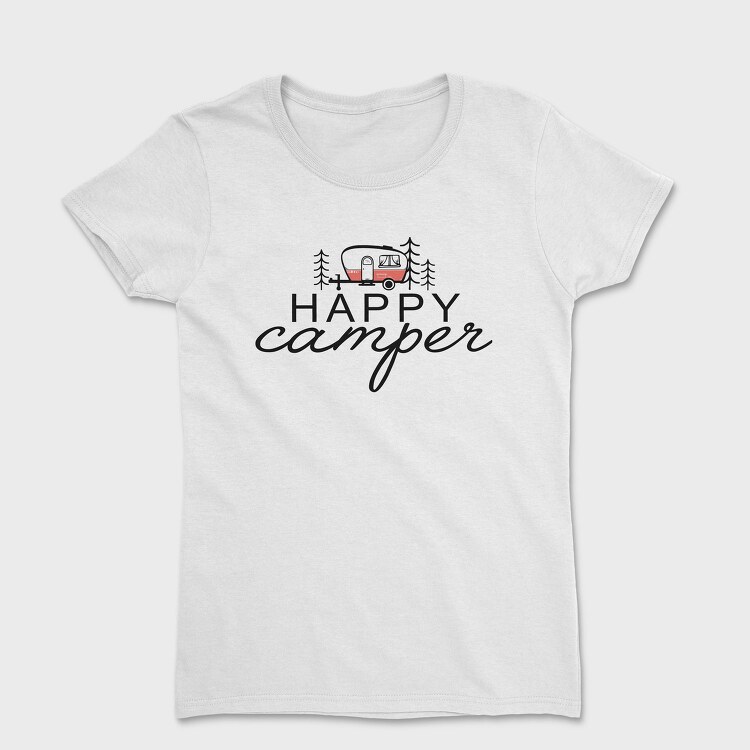Happy Camper Camping, Tricou Femei