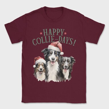 Happy Collie Days, Tricou Barbati (Unisex)
