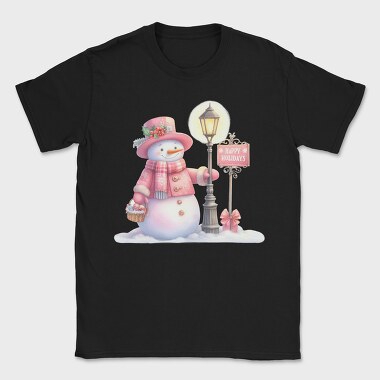 Happy Holidays Snowman, Tricou Barbati (Unisex)
