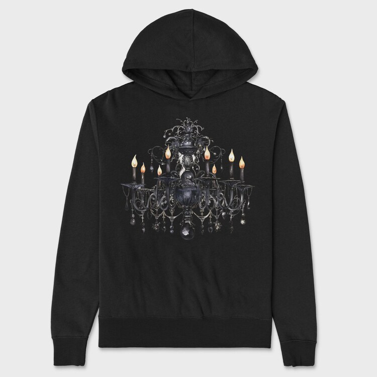 Haunted Chandelier, Hanorac Oversize Barbati (Unisex)
