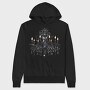 Haunted Chandelier, Hanorac Oversize Barbati (Unisex)