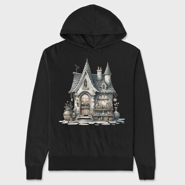 Haunted Cottage Garden, Hanorac Oversize Barbati (Unisex)