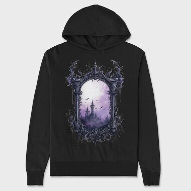 Haunted Mansion Mirror, Hanorac Oversize Barbati (Unisex)