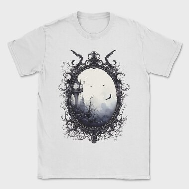 Haunted Mirror Sublimation, Tricou Barbati (Unisex)