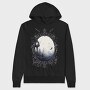Haunted Mirror Sublimation, Hanorac Oversize Barbati (Unisex)