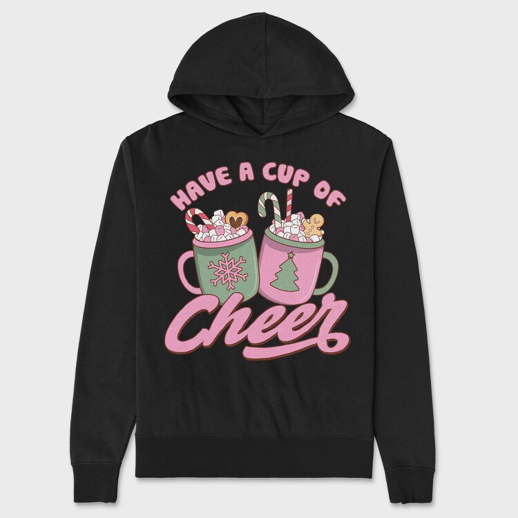 Have A Cup Of Cheer, Hanorac Oversize Barbati (Unisex)