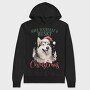 Have Yourself A Husky Christmas, Hanorac Oversize Barbati (Unisex)