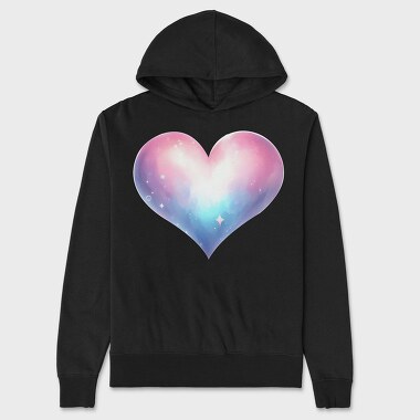 Heart Galaxy Splendor, Hanorac Oversize Barbati (Unisex)