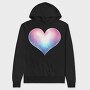 Heart Galaxy Splendor, Hanorac Oversize Barbati (Unisex)