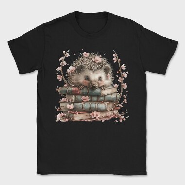 Hedgehog Books Flowers, Tricou Barbati (Unisex)