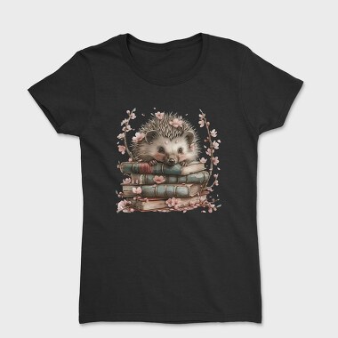 Hedgehog Books Flowers, Tricou Femei