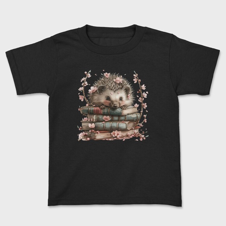 Hedgehog Books Flowers, Tricou Copii
