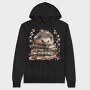 Hedgehog Books Flowers, Hanorac Oversize Barbati (Unisex)