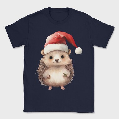 Hedgehog Christmas Cap, Tricou Barbati (Unisex)
