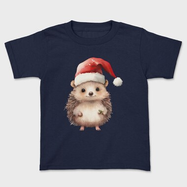 Hedgehog Christmas Cap, Tricou Copii