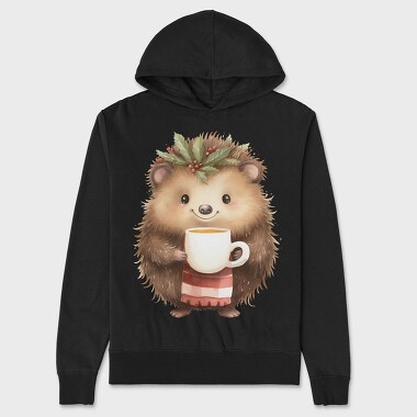 Hedgehog Cup Holly, Hanorac Oversize Barbati (Unisex)