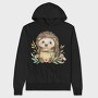 Hedgehog Flower Bouquet, Hanorac Oversize Barbati (Unisex)