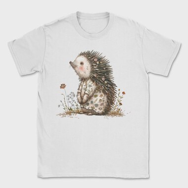 Hedgehog Flowers Garden, Tricou Barbati (Unisex)