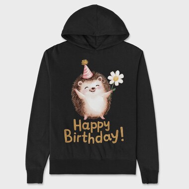 Hedgehog Party Hat, Hanorac Oversize Barbati (Unisex)
