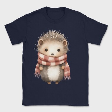 Hedgehog Scarf Woodland, Tricou Barbati (Unisex)