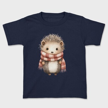 Hedgehog Scarf Woodland, Tricou Copii