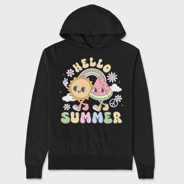 Hello Summer 2023, Hanorac Oversize Barbati (Unisex)