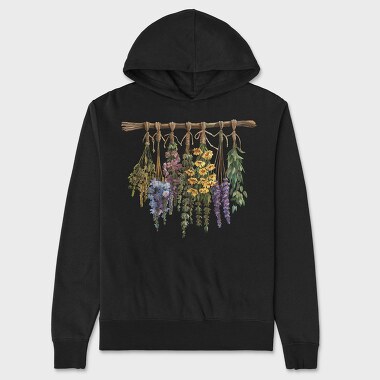 Herbalist Hanging Bunches, Hanorac Oversize Barbati (Unisex)