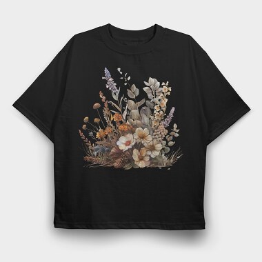 Herbalist Witch Flora, Tricou Oversize Barbati (Unisex)