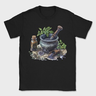 Herbalist Witch Moon, Tricou Barbati (Unisex)