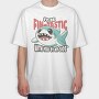 Shark Cute Valentines, Tricou Oversize Barbati (Unisex)