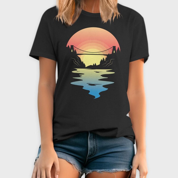 Bristol Bridge, Tricou Barbati (Unisex)
