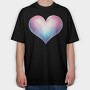 Heart Galaxy Splendor, Tricou Oversize Barbati (Unisex)