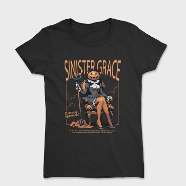 Sinister Grace Pumpkin Creepy, Tricou Femei