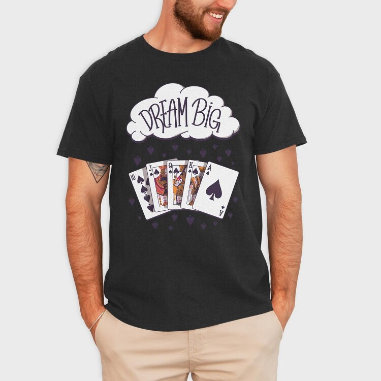 Dream Poker, Tricou Barbati (Unisex)