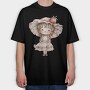 Heart Hat Bun, Tricou Oversize Barbati (Unisex)