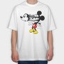 Mickey Mouse Splash, Tricou Oversize Barbati (Unisex)