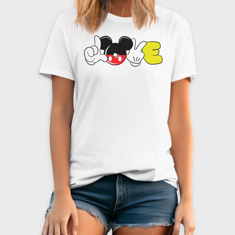 Mickey Peace, Tricou Barbati (Unisex)